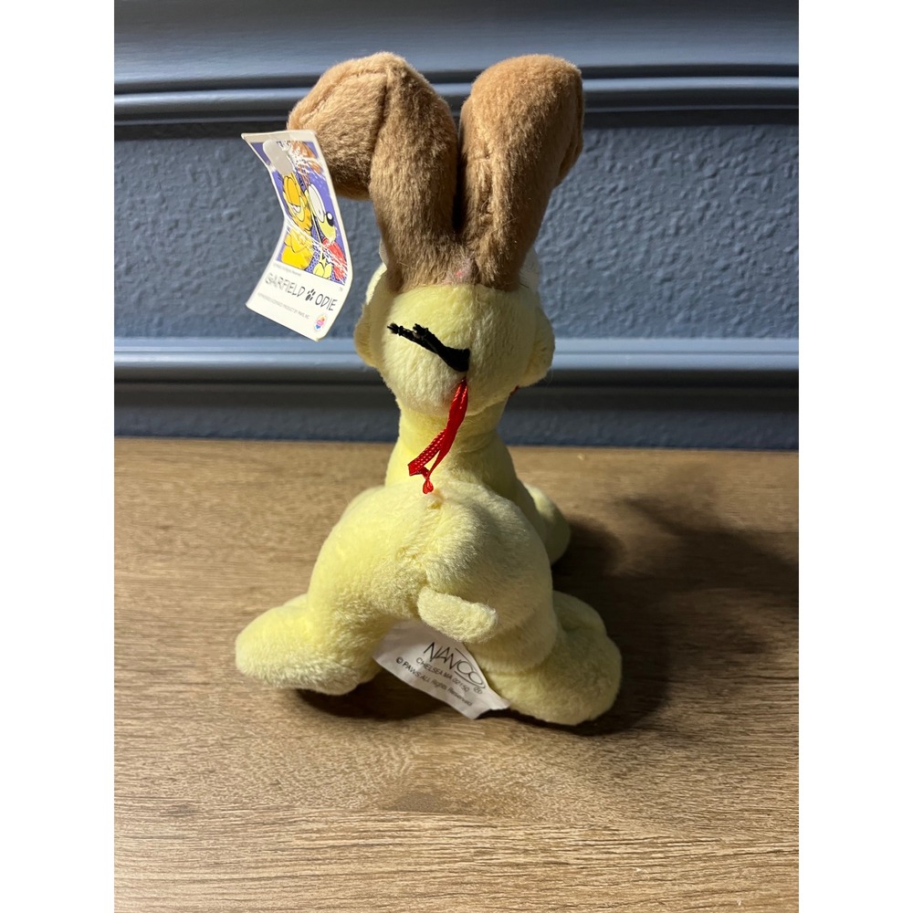 Garfield Odie Plush Stuffed Animal Dog Toy Nanco New With Tags - Picture 2 of 3
